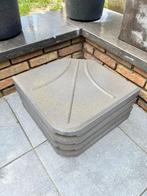 Parasoltegel 4x 26 kg, Ophalen, Gebruikt, Parasolvoet