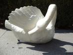 witte zwaan sierlijke grote cache-pot faïence NIMY plantpot, Ophalen