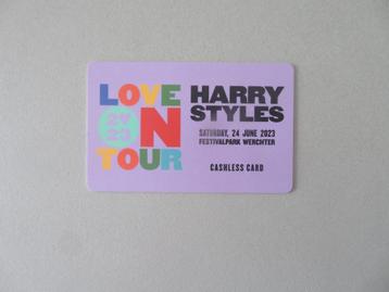 carte sans numéraire Love on Tour Harry Styles Werchter Fest, Envoi, Comme neuf, Photo ou Carte