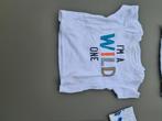 wit t-shirt wild 9m 74cm, Enfants & Bébés, Vêtements de bébé | Taille 74, Enlèvement ou Envoi, Comme neuf