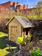 Houten speelhuisje, Ophalen, Zo goed als nieuw, Hout