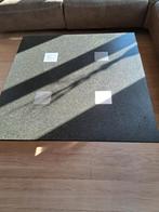 salontafel met marmeren blad, Huis en Inrichting, Tafels | Salontafels, Ophalen, Overige materialen, 50 tot 100 cm, Vierkant