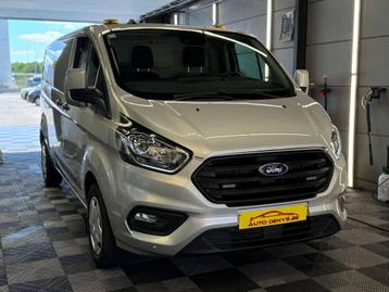 Ford Transit Custom 2.0 TDCI bj. 2020 137.000 Km, Autos, Euro 6, 3 places, Boîte manuelle, 5 portes