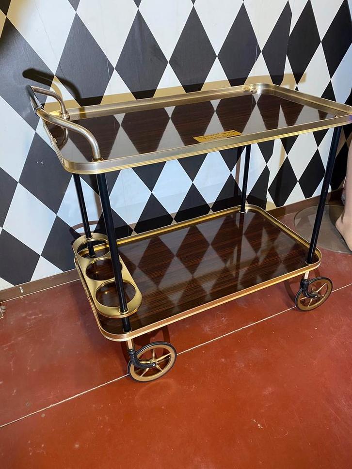 Chariot de service vintage, Maison & Meubles, Tables | Tables d'appoint, Comme neuf, Enlèvement