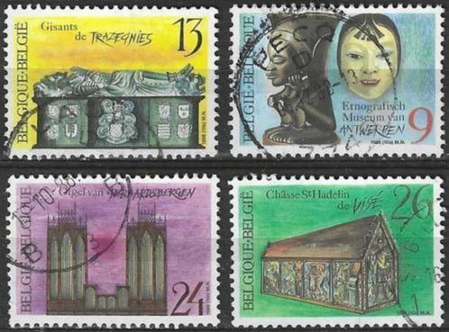 Belgie 1988 - Yvert/OBP 2298-2301 - Cultureel Patrimonium (S, Postzegels en Munten, Postzegels | Europa | België, Gestempeld, Gestempeld