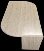 Table Travertin 115x65x35cm, Comme neuf, 100 à 150 cm, Rectangulaire, Autres matériaux