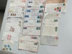 23 omslagen met postzegels, Pakistan, Iran, Joesgoslavië..., Ophalen of Verzenden, Brief