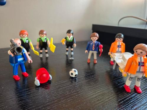 Playmobil 4717 sportsoigneurs, scheidsrechters en pers., Kinderen en Baby's, Speelgoed | Playmobil, Zo goed als nieuw, Ophalen of Verzenden
