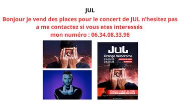 1 place pour jul au vélodrome carre or, Tickets & Billets, Une personne, Mai