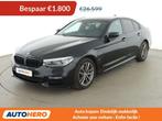 BMW 5 Serie 530 530e M Sport (bj 2018, automaat), Auto's, Achterwielaandrijving, Gebruikt, Zwart, 1770 kg