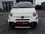 Abarth 595 Turismo 1.4 i 163 pk ! 22000km ! 18" velg +sportu, Auto's, 4 zetels, Gebruikt, Alcantara, Wit