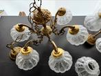 2 antieke lusters messing, Ophalen