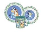 Bluey Kinderservies met Mok - Magnetron, Kinderen en Baby's, Overige Kinderen en Baby's, Ophalen of Verzenden, Nieuw