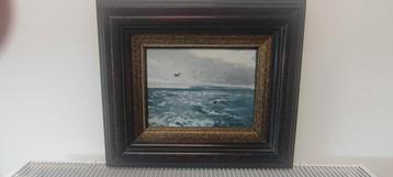mooi oud olieverf schilderij op doek P.Bruyland beschikbaar voor biedingen