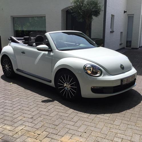 Beetle cabrio 2016 wit, Auto's, Volkswagen, Particulier, Beetle (Kever), Airbags, Bluetooth, Boordcomputer, Centrale vergrendeling