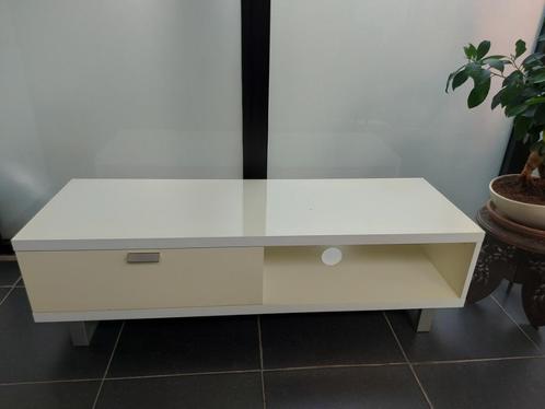 wit TV meubel, Huis en Inrichting, Kasten |Televisiemeubels, Gebruikt, Minder dan 100 cm, 100 tot 150 cm, 25 tot 50 cm, Overige houtsoorten