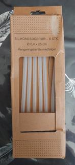 lot de pailles en silicone, Ophalen of Verzenden, Nieuw