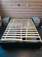 Lit Ikea Brimnes 160x200cm + sommiers à lattes réglables, Maison & Meubles, Chambre à coucher | Lits, Enlèvement, Deux personnes