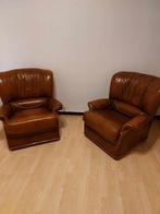 2 fauteuils en très beau cuir et parfait état, Comme neuf, Enlèvement, Cuir