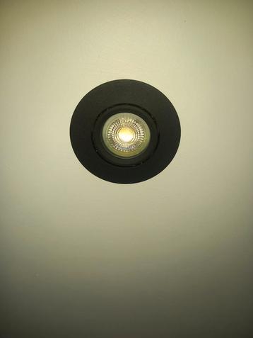 Inbouwspots, zwart en inox beschikbaar voor biedingen