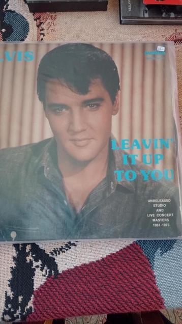 Elvis lp, leavin' it up to you, bootleg lp  beschikbaar voor biedingen