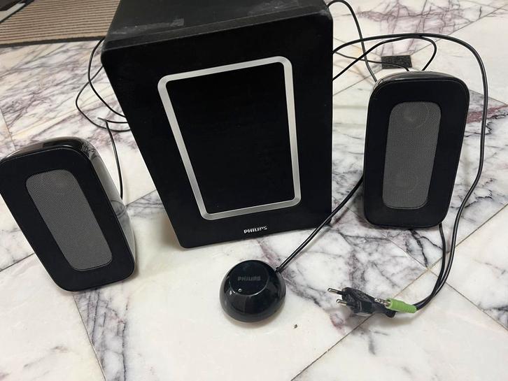 Enceintes PC Philips SPA4310/10 – Système 2.1, Informatique & Logiciels, Enceintes Pc, Utilisé, Enlèvement