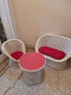 Kindermeubelset zithoogte +/- 23 cm, Kinderen en Baby's, Kinderkamer | Tafels en Stoelen, Ophalen, Gebruikt