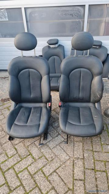 Lederen stoelen interieur CLK W209 Coupe zwart leder leer 20 beschikbaar voor biedingen