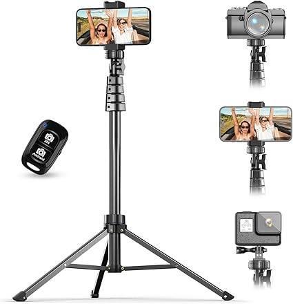 Statief | Selfiestick | 157cm | GRATIS LEVERING, Audio, Tv en Foto, Fotografie | Statieven en Balhoofden, Nieuw, Driepoot, 150 tot 175 cm