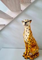 Vintage luipaard cheetah in keramiek, Antiek en Kunst, Ophalen