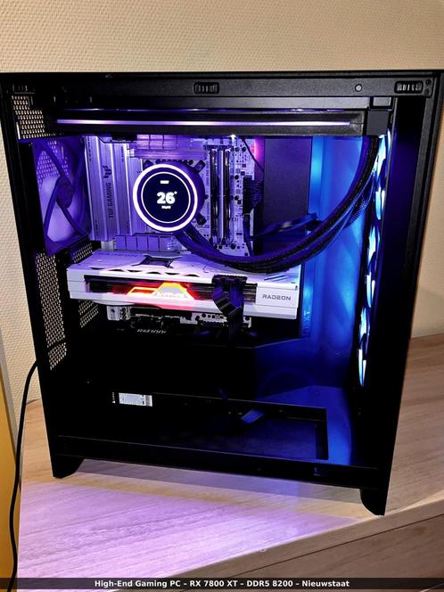 Intel Gaming PC – RX 7800 XT – DDR5 8200 – Nieuwstaat, Computers en Software, Desktop Pc's, Nieuw, 3 tot 4 Ghz, SSD, Met videokaart