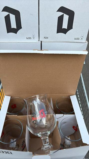 Duvel doos 6 glazen NIEUW! Meerdere te koop, Ophalen