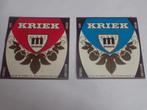bieretiketten Munck Kriek, Verzamelen, Ophalen of Verzenden, Zo goed als nieuw, Overige typen, Overige merken