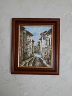 4 schilderijtjes op doek + 1 Anton Pieck 3D prent, Ophalen