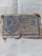 billet 1 franc belge 1920, Postzegels en Munten, Bankbiljetten | België, Los biljet, Ophalen of Verzenden