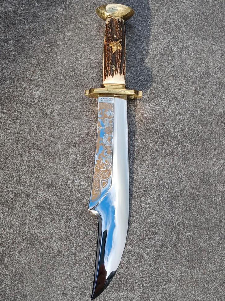 Couteau de chasse Hugo Köller, Verzamelen, Militaria | Algemeen, Overige soorten, Ophalen