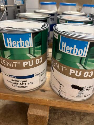 Herbol zenit PU 03 witte muurverf 1liter beschikbaar voor biedingen