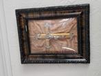 gebogen glas met kader, Antiek en Kunst, Ophalen
