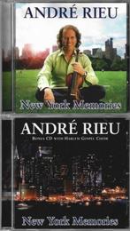 2 CD's André Rieu  – New York Memories., Orkest of Ballet, Ophalen of Verzenden, Zo goed als nieuw, Modernisme tot heden