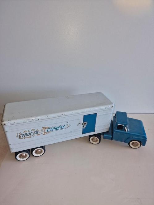 structo express truck&trailer 65cm, Antiek en Kunst, Antiek | Speelgoed, Ophalen