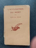 L'ACCUSATION DU MORT - WILDE PERCIVAL - 1941, Livres, Percival Wilde, Utilisé, Enlèvement ou Envoi