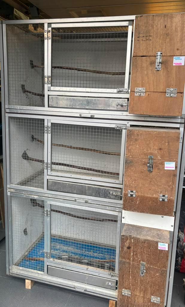 Kweekkooi alu, Dieren en Toebehoren, Vogels | Hokken en Kooien, Zo goed als nieuw, Aluminium, Ophalen