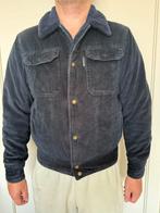 Scotch & Soda corduroy blauwe jas maat Medium Teddy voering, Ophalen of Verzenden, Zo goed als nieuw, Scotch & Soda, Maat 48/50 (M)