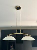 Hanglamp luster, Ophalen, 50 tot 75 cm, Zo goed als nieuw, Metaal