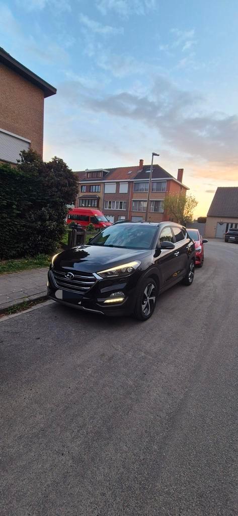 Hyundai Tucson 4WD full, Auto's, Hyundai, Particulier, Tucson, 4x4, Diesel, Euro 6, SUV of Terreinwagen, 5 deurs, Automaat, Zwart