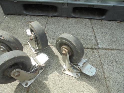 zwenkwielen, Doe-het-zelf en Bouw, Zwenkwielen, Gebruikt, Ophalen of Verzenden