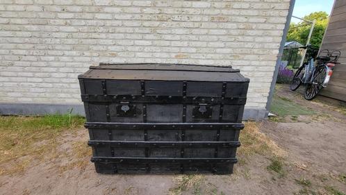 Mooie unieke koffer, Huis en Inrichting, Woonaccessoires | Kisten, Gebruikt, 50 tot 75 cm, 50 tot 75 cm, 50 tot 100 cm, Overige houtsoorten