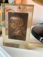 Bronzen medaille1910 Leopold, Hertog van Brabant, Verzamelen, Ophalen of Verzenden, Zo goed als nieuw