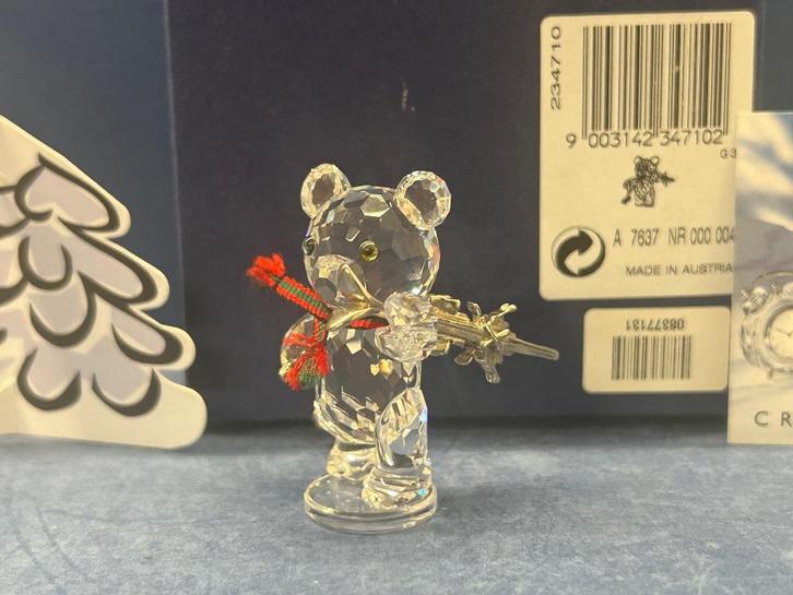 Swarovski Kris Beer Met ski's compleet, Verzamelen, Swarovski, Nieuw, Figuurtje, Ophalen of Verzenden