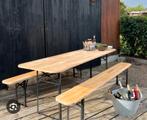 Lot de tables de brasseur + bancs, Enlèvement